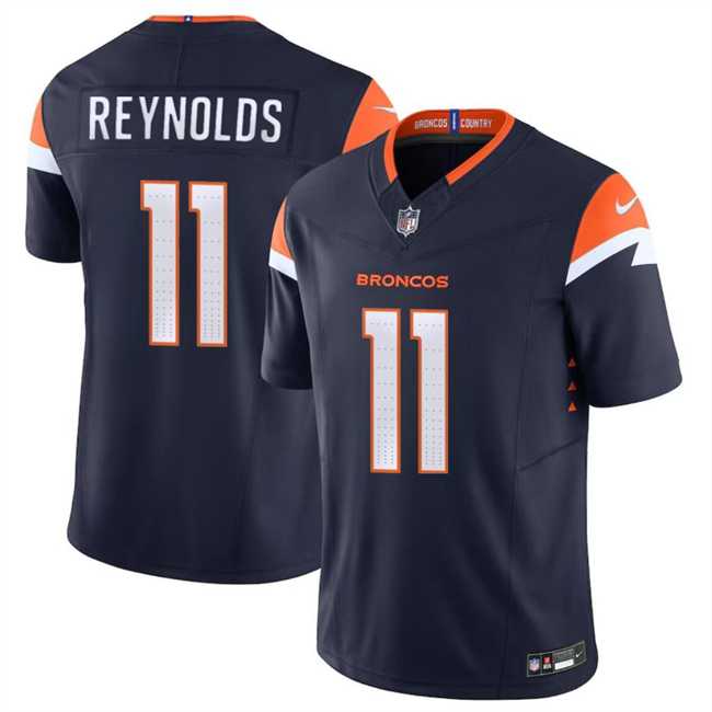 Men & Women & Youth Denver Broncos #11 Josh Reynolds Navy 2024 F.U.S.E. Alternate Vapor Limited Stitched Jersey